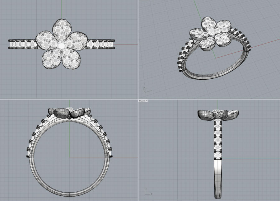 ■Order_ring_★Live250412LIVE59 pink diamond 0.042ct mizuame0711