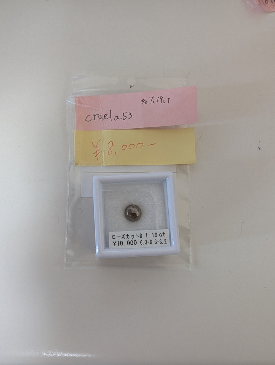 ★Live250429LIVE73 Rose-cut diamond 1.19ct