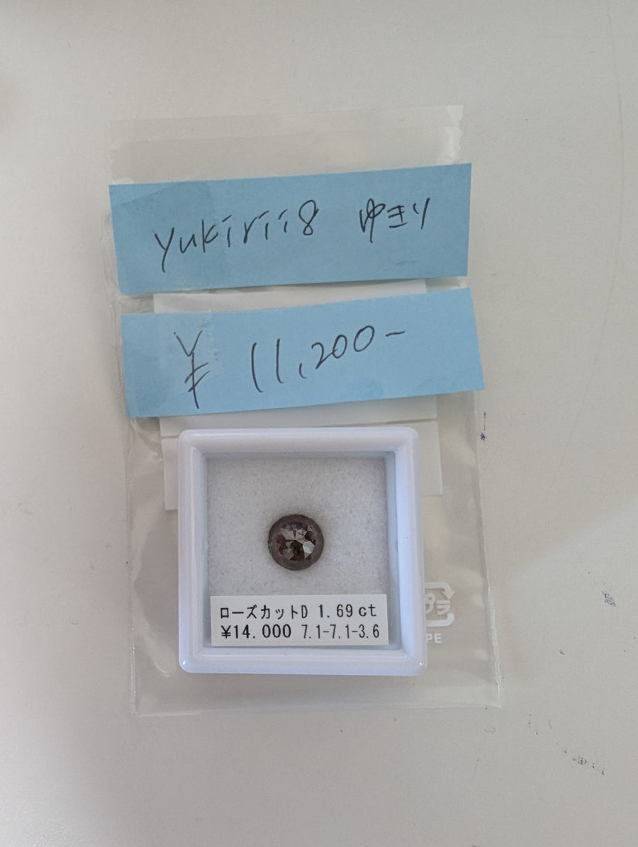 ★Live250429LIVE75 Rose-cut diamond 1.69ct