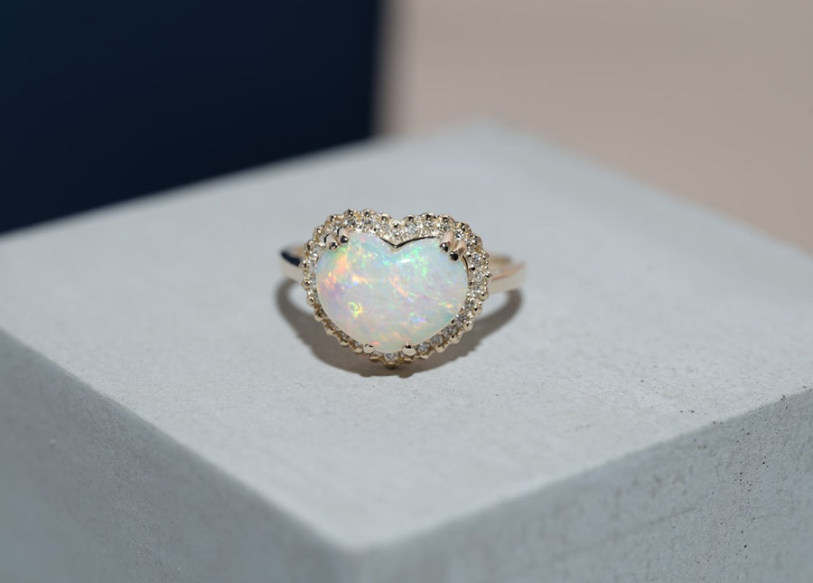 ■Order_necklace_Live240614LIVE034 Australian Heart Opal 1.15 pumpumpumpkin.is