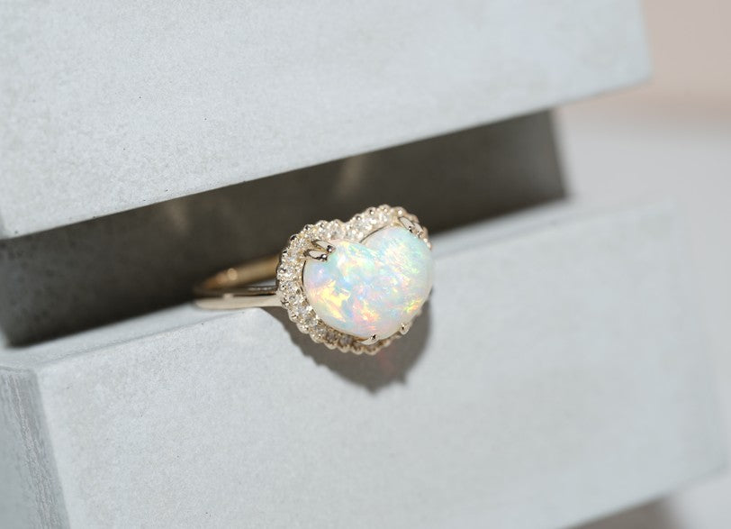 ■Order_necklace_Live240614LIVE034 Australian Heart Opal 1.15 pumpumpumpkin.is