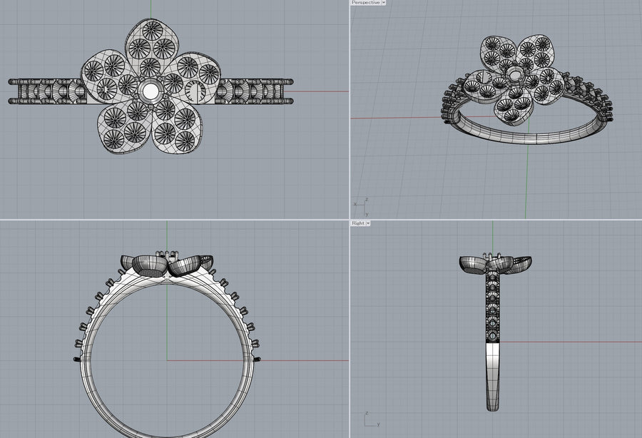 ■Order_ring_★Live250412LIVE59 pink diamond 0.042ct mizuame0711