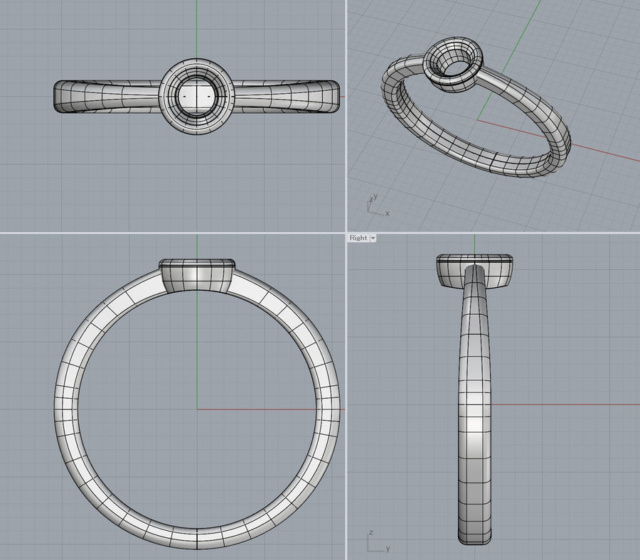 ■Order_ring_★Bicolor Sapphire0.37ct★clema.1228