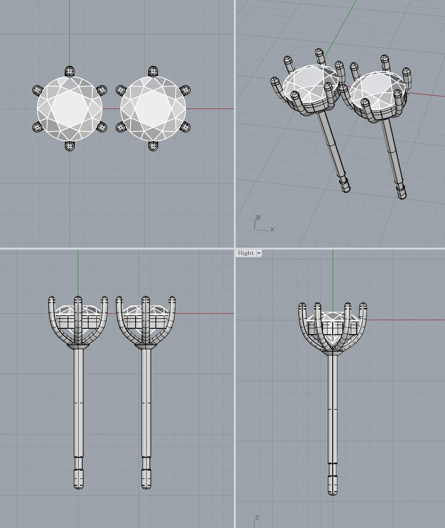 ■Order_pierce_★diamond 0.32ct 0.33ct★thirtydenier