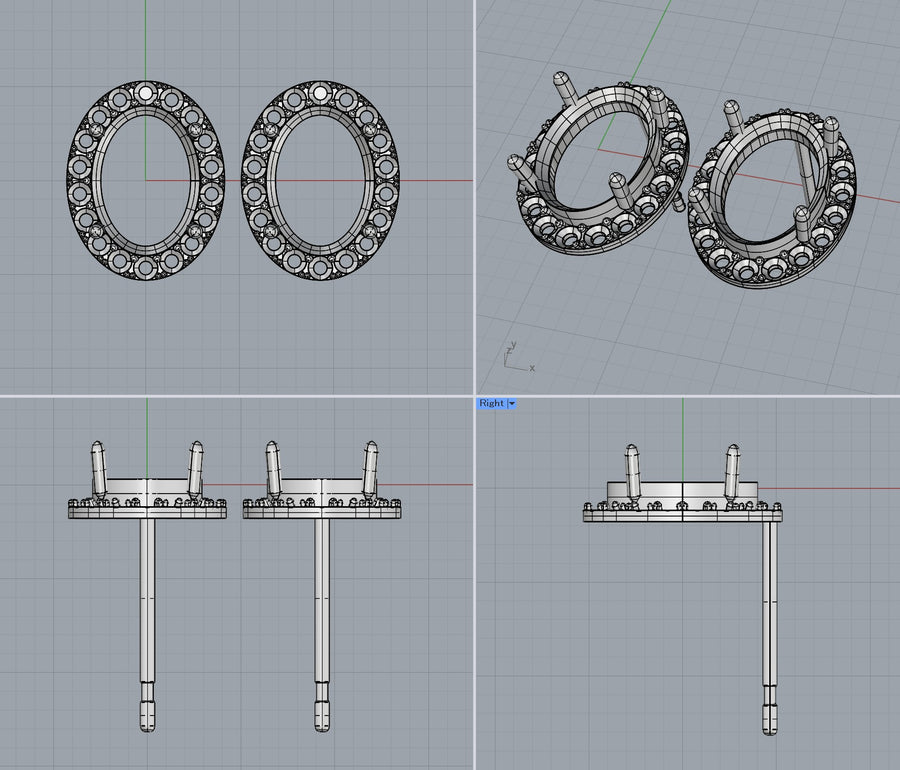 ■Order_earrings_★Live250913LIVE57 aquamarine 2.25ct★r_life_h