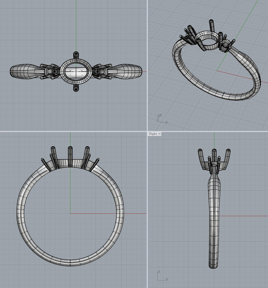 ■Order_ring_★Live250830LIVE47 black opal 0.40ct kuma_______3