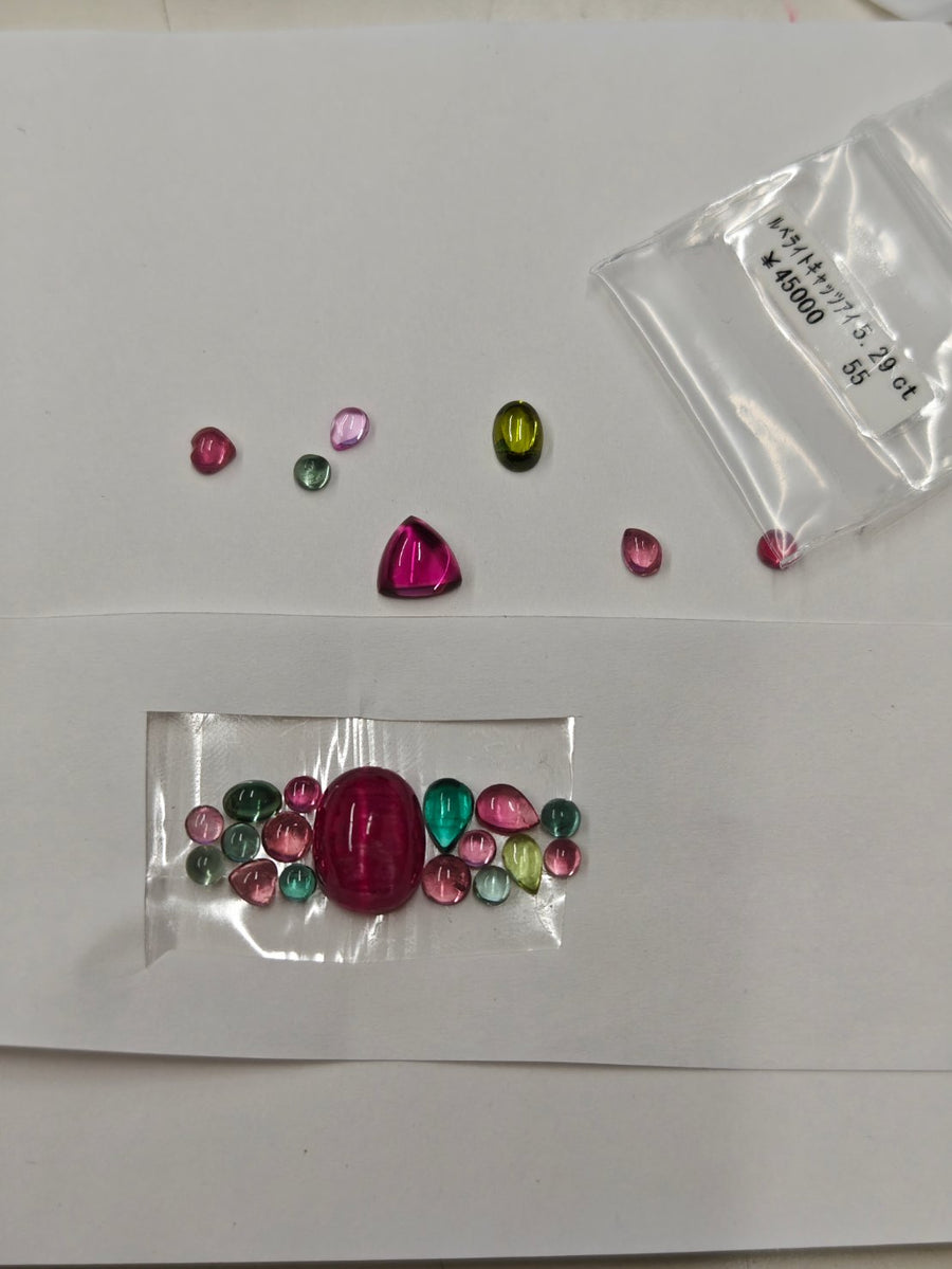 ■Order_Pendant top_★Rubellite Cat's Eye 5.29ct★etsuko.kame