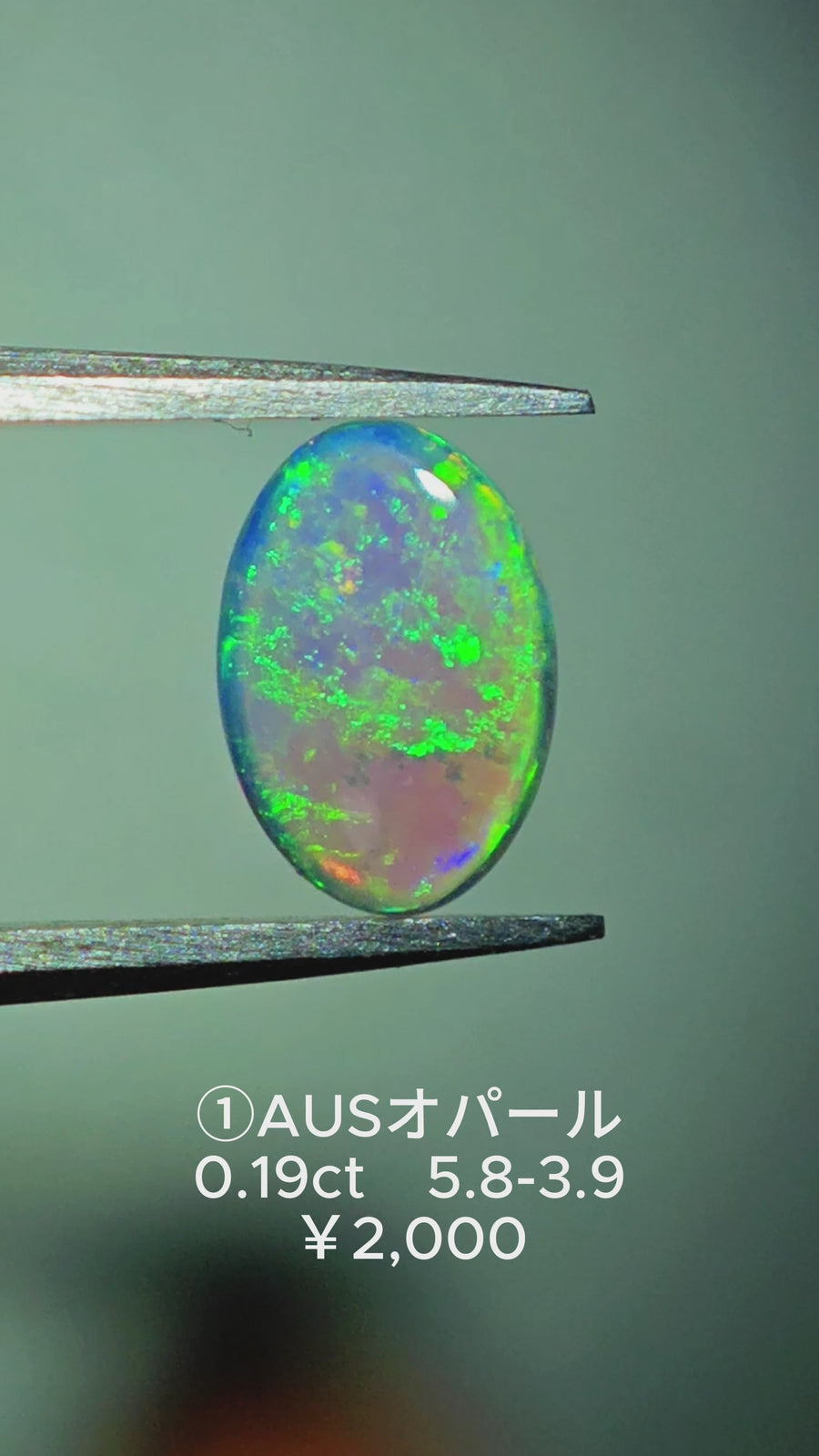 ★Live250813LIVE84 ①AUS opal 0.19ct