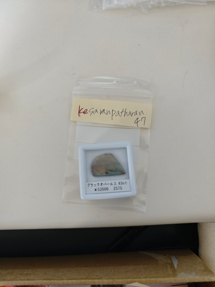 ★Live251004LIVE117 black opal 3.93ct