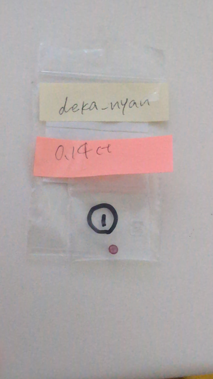 ★Live251004LIVE113 pink spinel 0.14ct