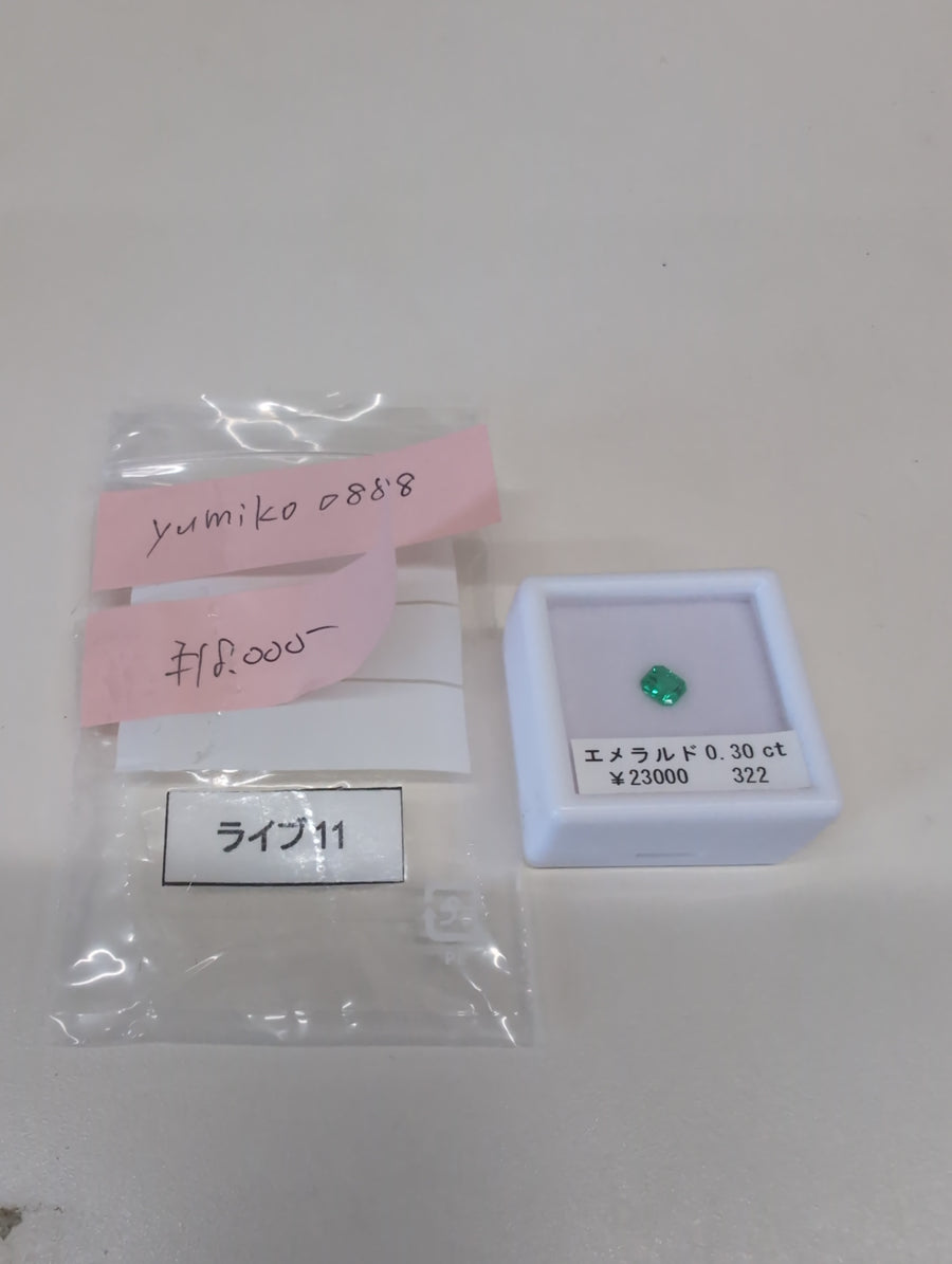 ★Live250418LIVE11 Emerald 0.30ct