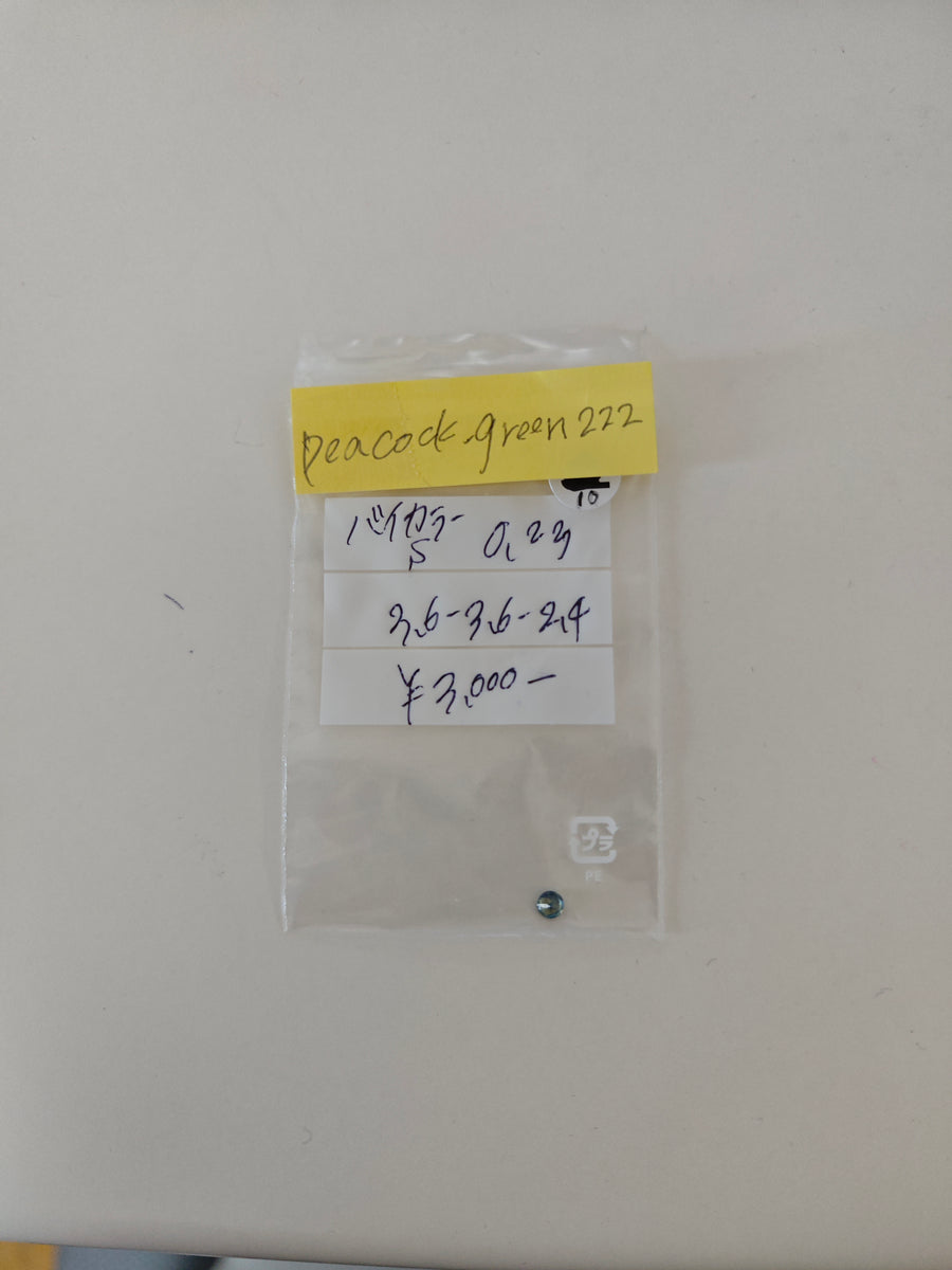 ★Live250725LIVE31 Bicolor Sapphire 0.23 peacock_green