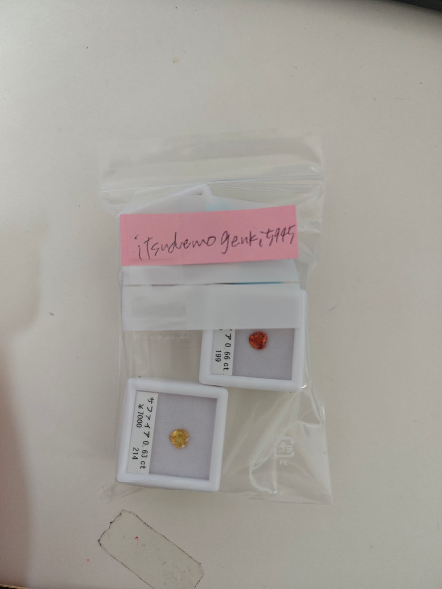 ★Live250830LIVE116 sapphire 0.63ct/sapphire 0.66ct/sapphire 0.75ct