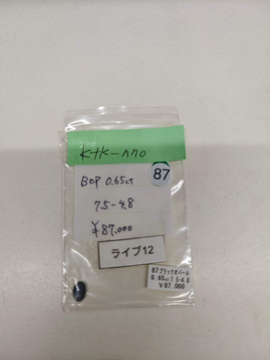 ★Live250813LIVE12 black opal 0.65ct