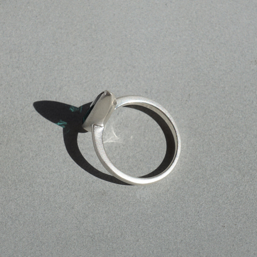 【トルマリン 2.15ct】Silver925×ロジウムマットコーティングリング